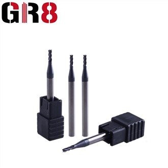 2 riller flat mikrodiameter freser